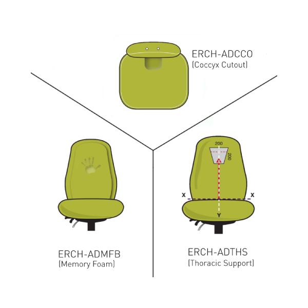 Adapt Reduced Seatpan Depth (min 410mm) - ERCH-ADRSD