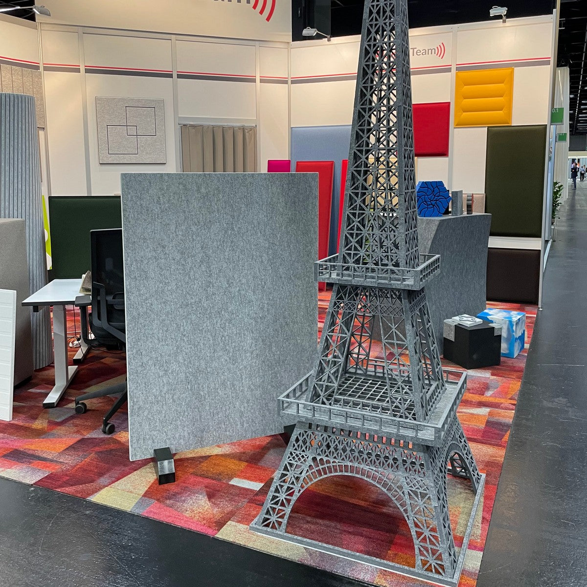 Eiffel tower in acoustic foam Eiffel tower in acoustic foam