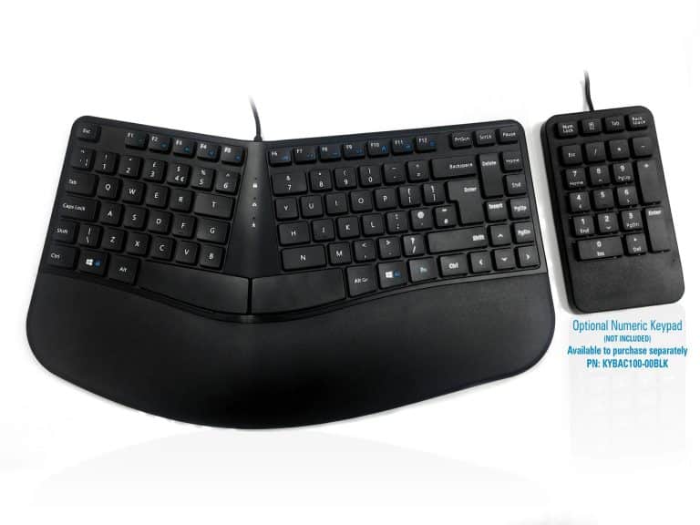 Accuratus Contoured Split Key Keyboard - Osmond Ergonomics & Wellbeing