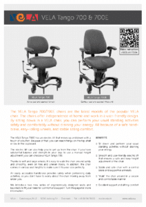 VELA Tango 700 & 700E Product Sheet
