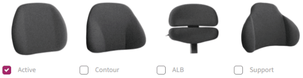 Vela Tango 700 Backrest