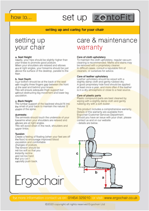 ZentoFit Chair Setup
