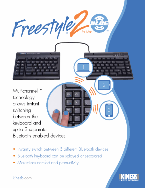 Kinesis Freestyle2 Blue - Mac