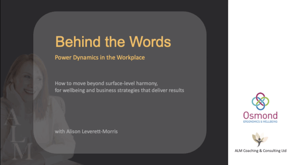 Behind the Words Part 1